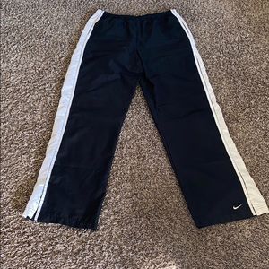 Nike Black and White Sweatpants